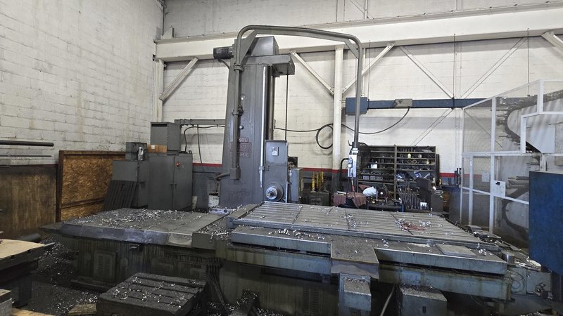 5" DEVLIEG 54K-96 HORIZONTAL BORING MILL. STOCK # 1087626