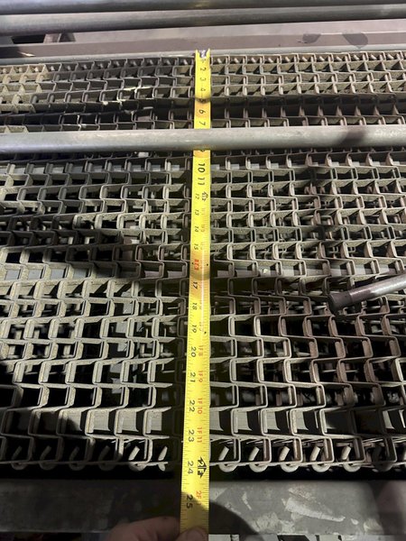 24" X 50" DUNNAGE WASH SYSTEMS 3-STAGE STAINLESS STEEL PASS THRU CONVEYOR TOTE / PALLET WASHER: STOCK #14892