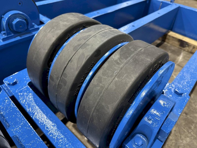 40 TON (80,000 LBS) ARONSON POWERED TANK TURNING ROLLS, 1 DRIVE &amp; 3 IDLERS: YOBRO #26164