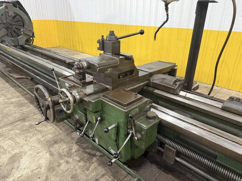 40" X 420" /35' AMERICAN MODEL H HEAVY PATTERN ENGINE LATHE, 2-7/8" HOLE: STOCK #22746