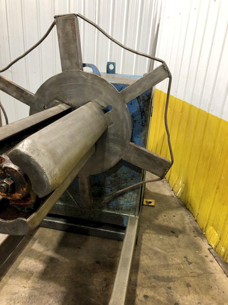 10,000 LB X 40" AMERICAN STEEL LINE MOTORIZED COIL REEL UNCOILER STOCK #3185