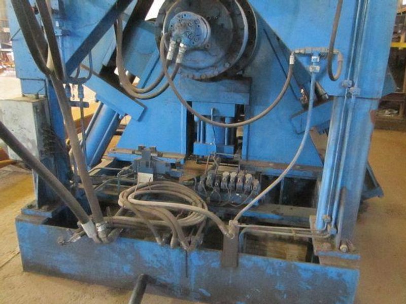 10' X 1-1/4" BERTSCH 4-ROLL INITIAL PINCH HYDRAULIC PLATE ROLL: STOCK #11803