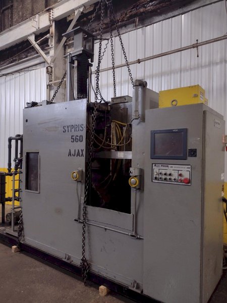 250 KW AJAX TOCCO "PACER" INDUCTION HARDENING SCANNER SYSTEM WITH MAGNESCAN QS CONTROLS: STOCK #16063