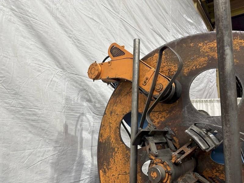 8000 LB X 12" FMC COIL REEL &amp; COIL CAR  : STOCK #77219