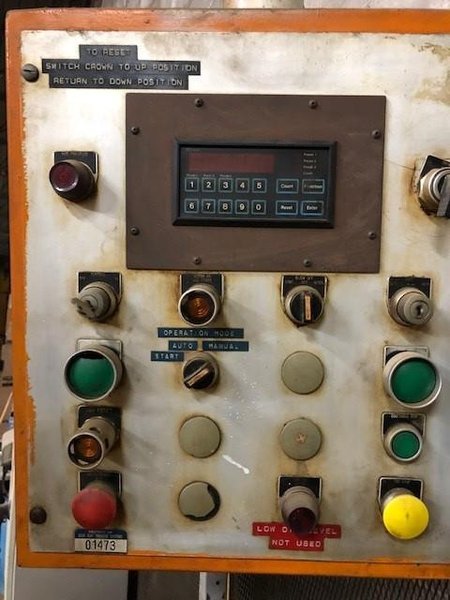 30 Ton Oak Fin Press, Model FP-1, 1.5" STR, 10.5" SH, 30" x 20" Die Area, 100-300 SPM