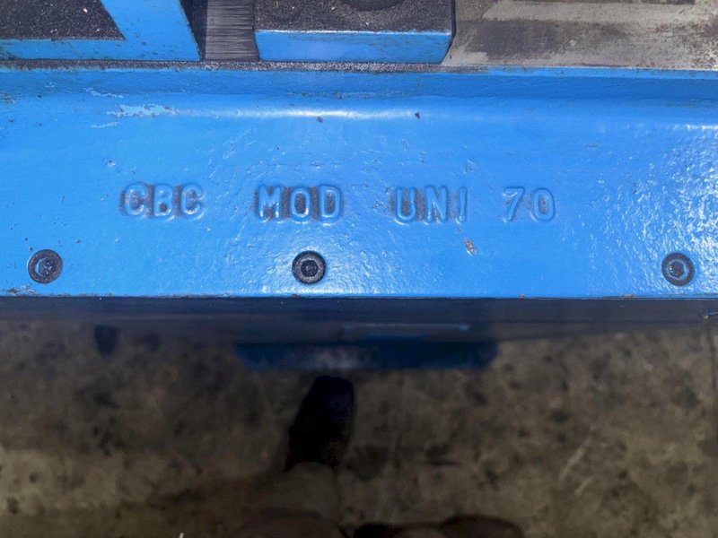 2-1/8" CBC ALTA TECHNOLOGIA MODEL #UNI-70C ELECTRIC TUBE BENDER W/ MANDREL TABLE: YOBRO #23826