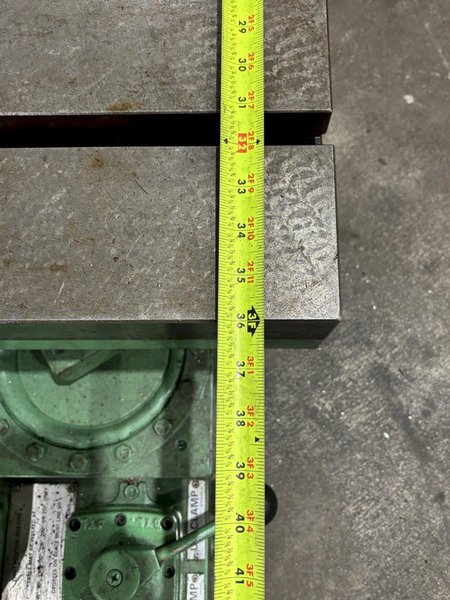 36" X 48" GIDDINGS &amp; LEWIS AIR LIFT ROTARY TABLE: STOCK #23587