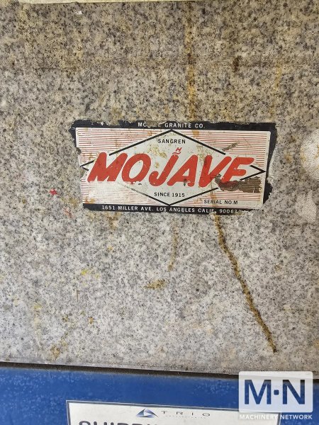 MOJAVE GRANITE SURFACE PLATE 12' x 4' x 12"