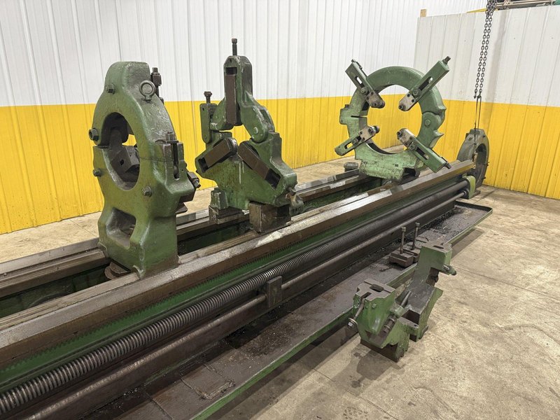 40" X 420" /35' AMERICAN MODEL H HEAVY PATTERN ENGINE LATHE, 2-7/8" HOLE: STOCK #22746