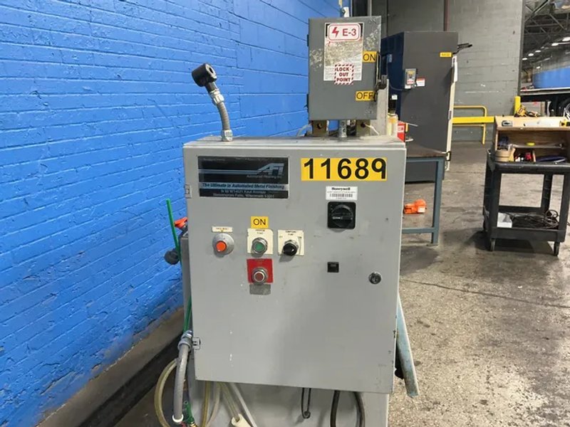 Automated Finishing Inc. 3 Hp / Three 11.5”x11” Tanks Vibratory Finisher - 12v5