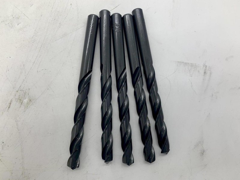 (5) 9.50mm X 5" MORSE MODEL 1333 HSS JOBBER DRILL BIT: STOCK #15529