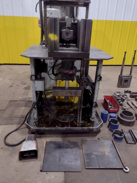 3" (50 TON) ARISTO MODEL #A-680-HD  TUBE EXPANDER &amp; REDUCER END FORMING MACHINE: STOCK #19000