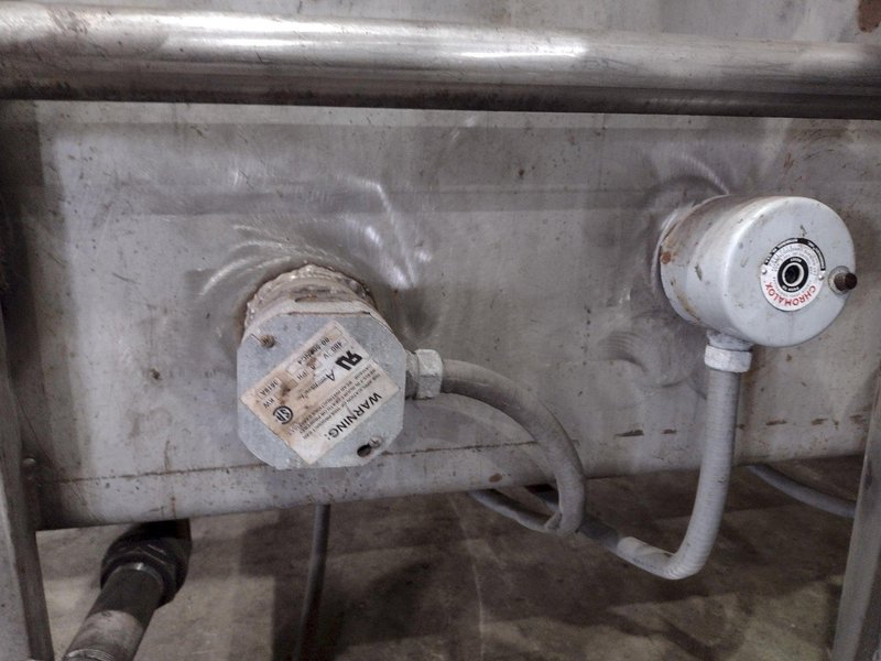 4" CAPACITY ULTRASONIC BAR &amp; TUBE CONTINUOUS WASHER: STOCK #22589