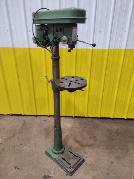 17" CENTRAL MACHINERY MODEL #T-6725 SINGLE SPINDLE DRILL PRESS: STOCK #20284