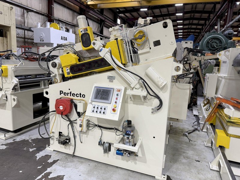 60,000 lbs. x 72" wide Perfecto Complete Coil Feed Line For Sale