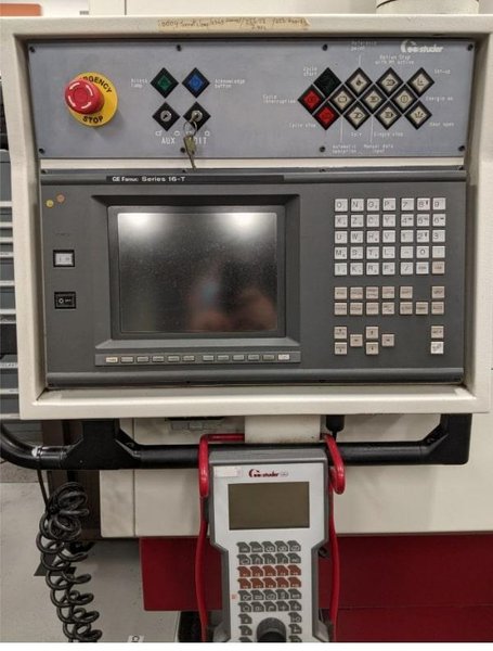 Studer S145 CNC Grinder, 2000-4 I.D. Spindles, C Axis, Q Axis