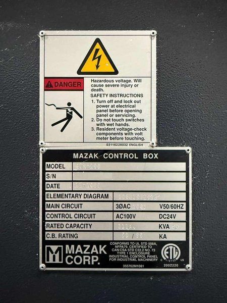 Mazak QTN 200 CNC Turning Center – 8″ Chuck Tool Presetter Tailstock Lathe