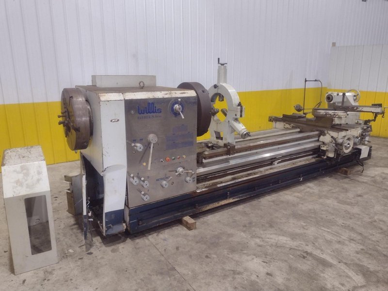40" X 120" WILLIS MODEL #PA4010030 HOLLOW SPINDLE ENGINE LATHE, 10" HOLE, MAMMOTH SERIES, NEW 2009: STOCK #22267