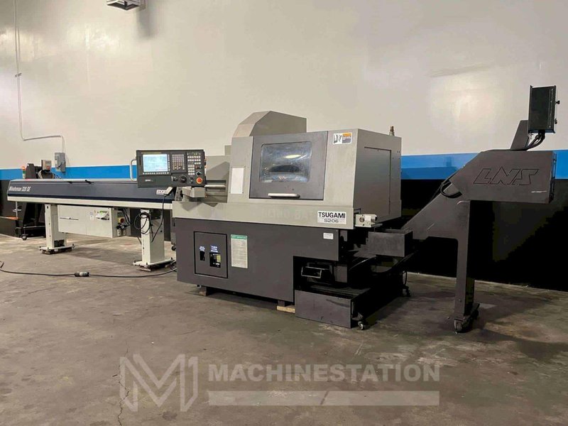 Tsugami S206 CNC Swiss Type Automatic Lathe – Bar Feeder