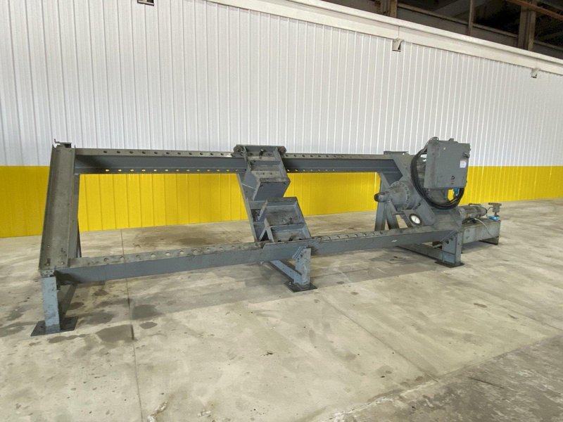 150 TON DAKE HORIZONTAL INCLINED HYDRAULIC WHEEL PRESS: STOCK #20382