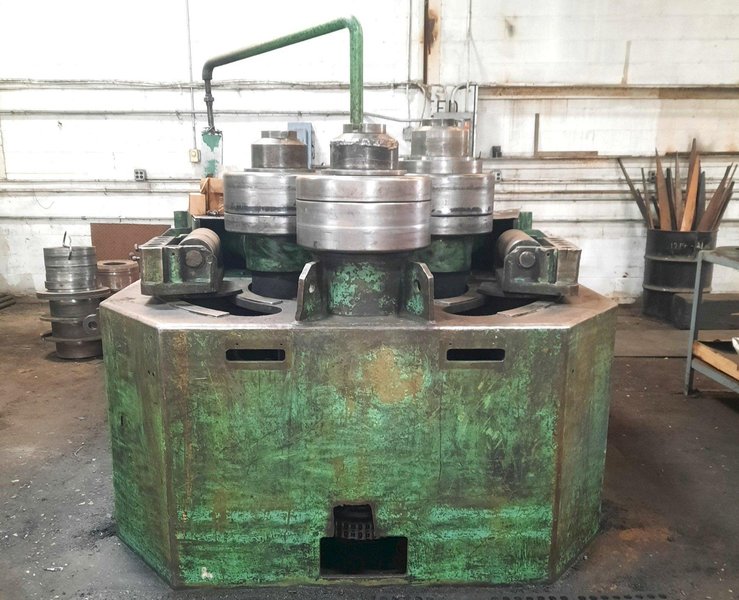 6" x 6" x 1/2" ROUNDO MODEL R-6-S HYDRAULIC ANGLE BENDING ROLL, WITH EXTRA TOOLING: YOBRO #26375