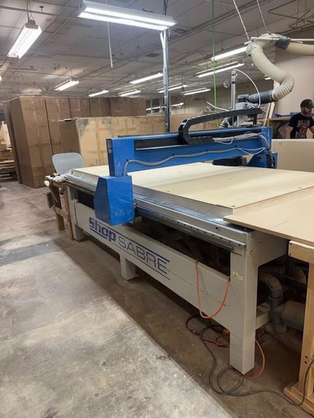 5′ x 10′ ShopSabre RC8 CNC Router, 2021 – Vacuum Table, 21,000 RPM Spindle, Low Hours