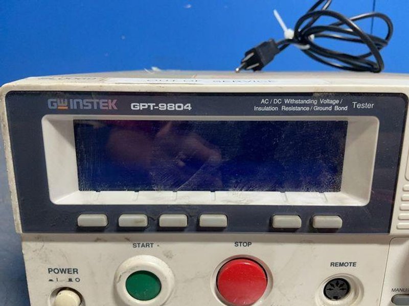Gw Instek  Gpt-9804  4-in1 Hi-pot Tester  - Gpt-9804
