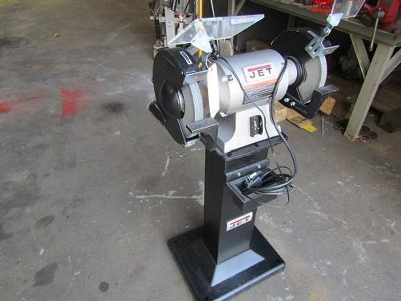 10" JET MDL. JBG-10B SHOP PEDESTAL GRINDER