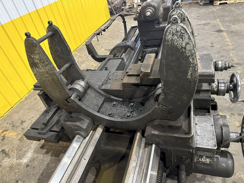 32" X 168" AMERICAN PACEMAKER HEAVY DUTY ENGINE LATHE, 3" HOLE: STOCK #20075
