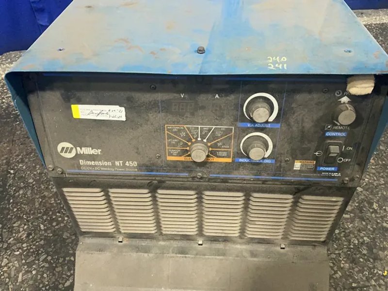 Miller 450 Amp Welder - Dimension Nt 450