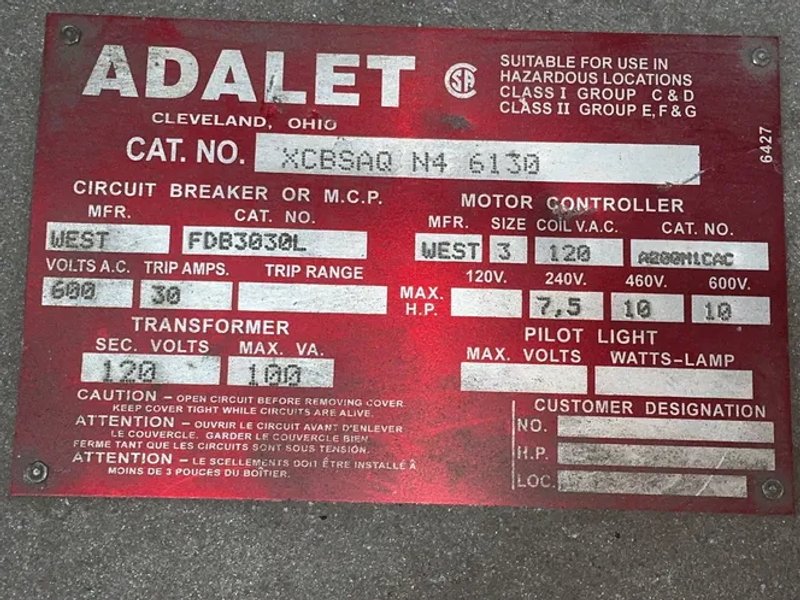 Adalet 7.5/10hp Starter  - Xcbsaq N4 6130