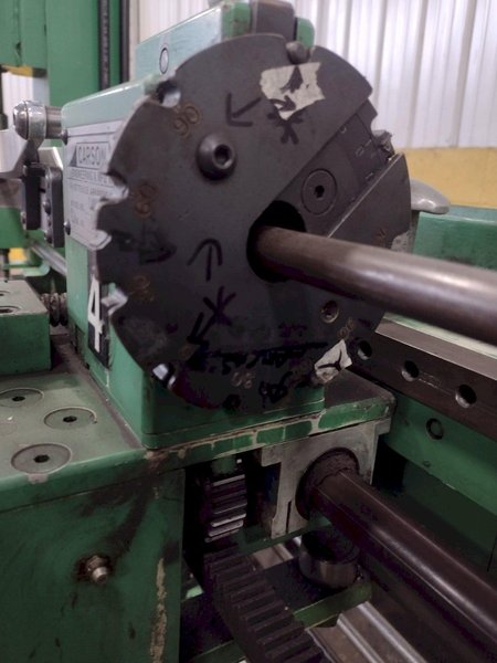 4-1/8" X 48" CARSON MODEL CHP-1H TUBE END PUNCH FORMING MACHINE: STOCK 17891