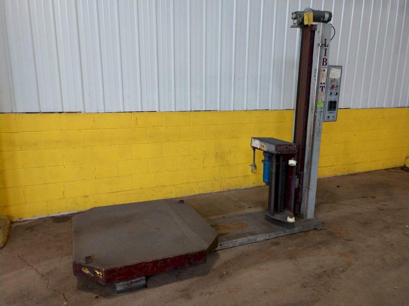 48" LIBERTY INDUSTRIES SERIES 500 ROTARY TABLE STRETCH WRAPPER
