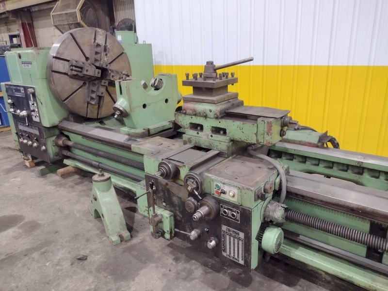 42" X 288" TOS CELAKOVICE MODEL #SU100 ENGINE LATHE WITH 4-1/8" HOLE AND METRIC THREADING: STOCK 15151