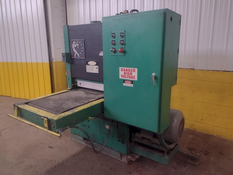 25" X 40 HP TIMESAVER MODEL #325-1 SINGLE DRUM BELT GRINDER &amp; SANDER: LOT #15796
