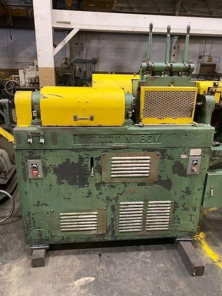 3/8" Lewis Model 8CV Wire Straightener and Cutoff Machine