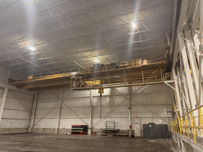 40 TON x 97' P&amp;H CLASS D OVERHEAD DOUBLE GIRDER BRIDGE CRANE: YOBRO #26429