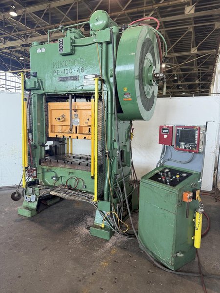 100 TON MINSTER P2-100-48 PIECE MAKER STRAIGHT SIDE HIGH SPEED PRESS. STOCK # 0773225
