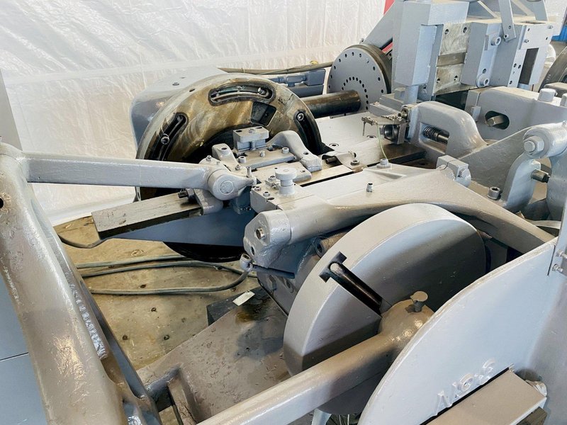 1/2" X 24" US BAIRD MODEL # 8 FOUR SLIDE WIRE MACHINE. STOCK # 0509019