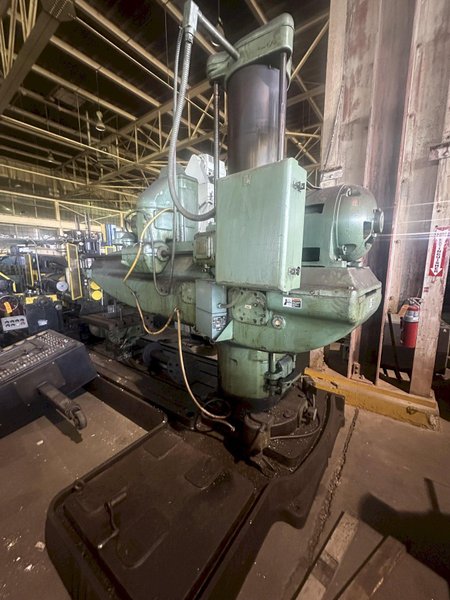 8' X 19" CINCINNATI BICKFORD RADIAL DRILL. STOCK # 036326
