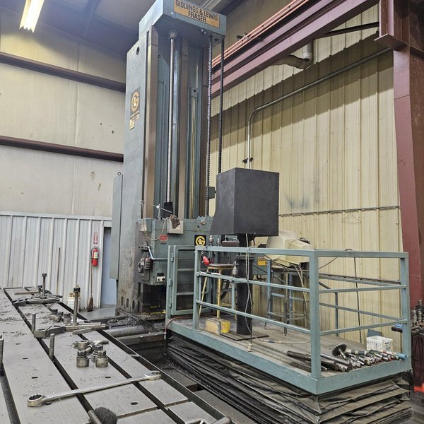 6" GIDDINGS &amp; LEWIS CNC HORIZONTAL BORING MILL. STOCK #0239525
