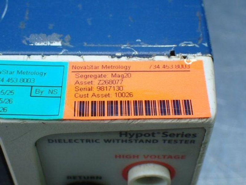 Associated Research Hypot Series Dielectric Withstand Tester.  - 3865