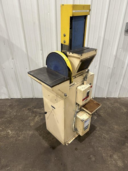 6" DELTA BELT GRINDER &amp; 12" DISC GRINDER : STOCK #77529