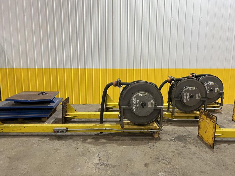 40 HP x 4 STATION CLEAN AIR TECHNOLOGIES / EUROVAC INDUSTRIAL TRANSIT &amp; BUS CENTRAL VACUUM SYSTEM: STOCK #19901
