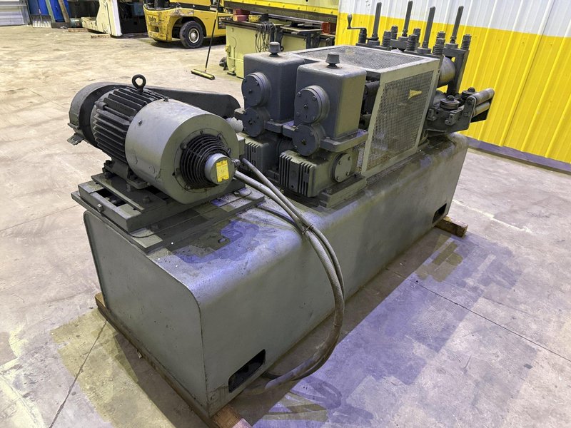 8" WIDE YODER 4-ROLL POWERED COIL FEEDER: YOBRO #24666