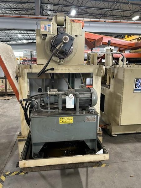 15,000 lbs. x 42" Dallas Coil Reel and Dallas Powered Straightener Available For Sale!