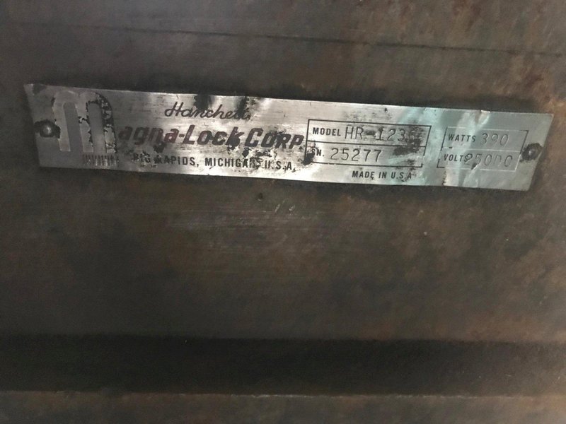 12' X 36' MAGNETIC CHUCK: STOCK #71054