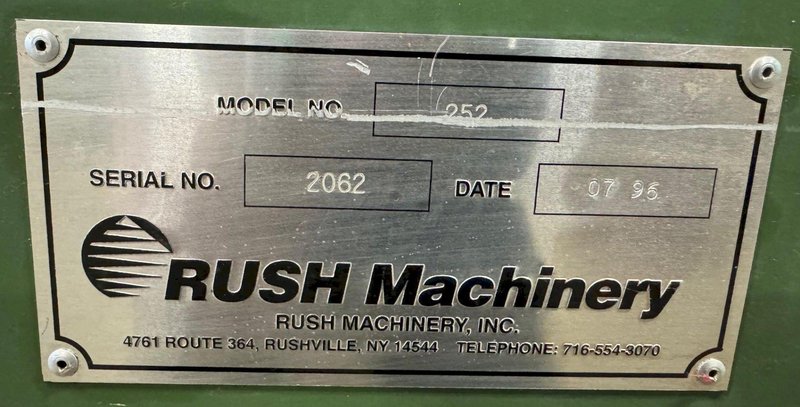 Rush Drill Grinder 252, , 3/32" to 2" Drill Cap., Taps, Reamers, End Mills, Nice