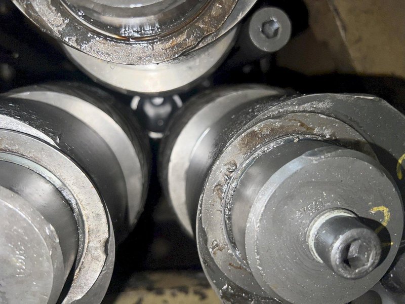 Reed Model A25 3 Die Cylindrical Die Thrufeed Thread Rolling Machine