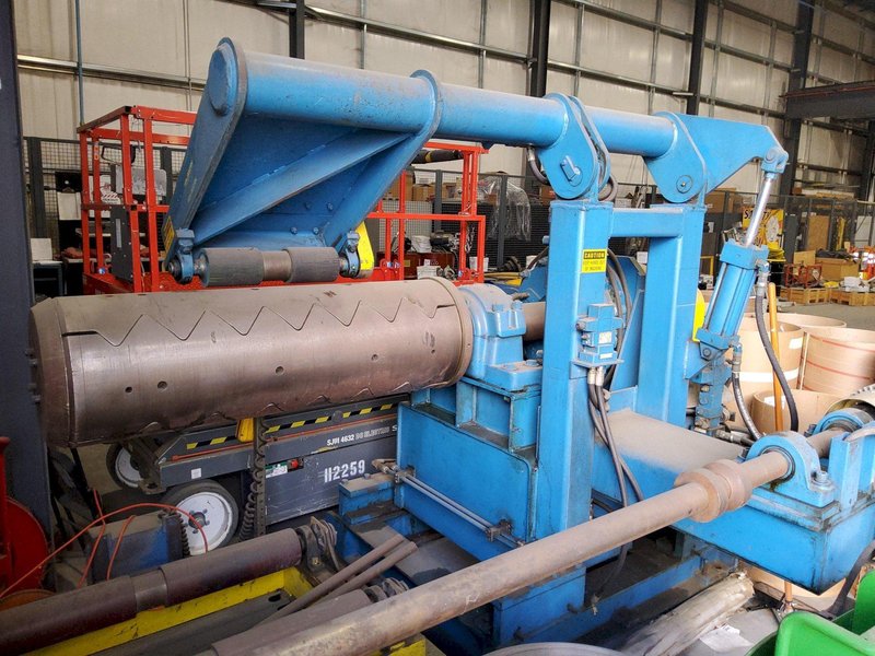 48" x 20,000 LBS X .080" HERR VOSS CUT-TO-LENGTH LINE W/ PRECISION LEVELER: STOCK #22693
